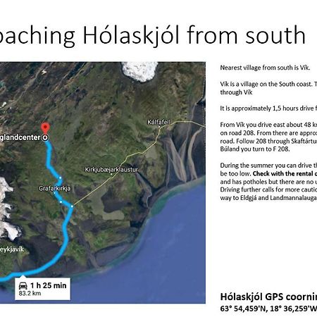 Holaskjol Highland Center Kirkjubaejarklaustur Luaran gambar